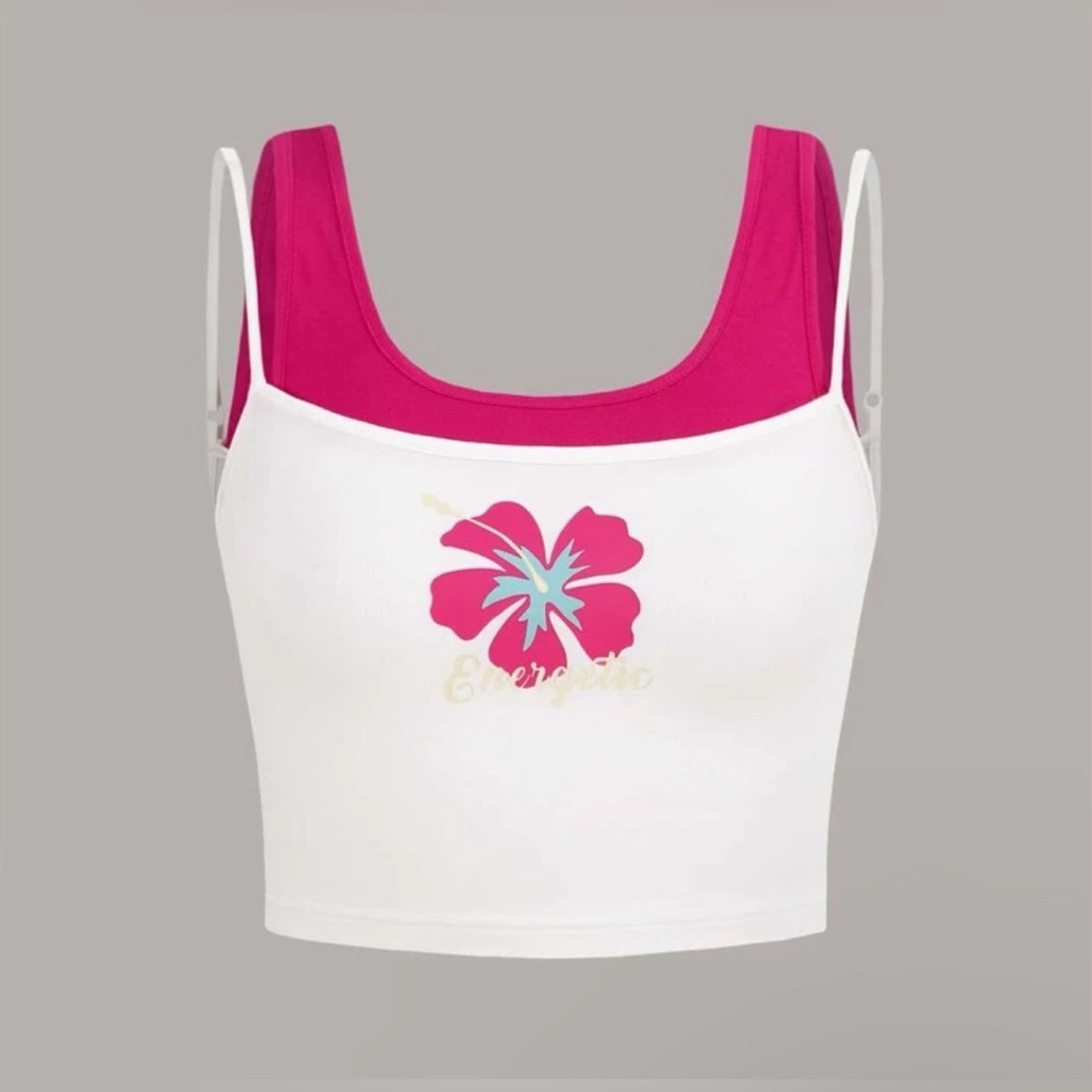 SHEIN Teen Girls XS Tank Cropped